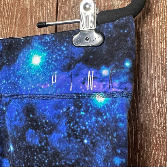 PINK Victoria's Secret Galaxy Leggings Small Petite Athletic Active Limited Edit - Picture 3 of 7